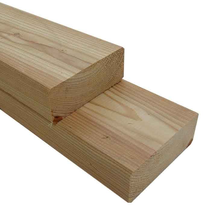 Gehobeltes Lärchen Konstruktionsholz KD 50 x 130 mm | 5,00 m