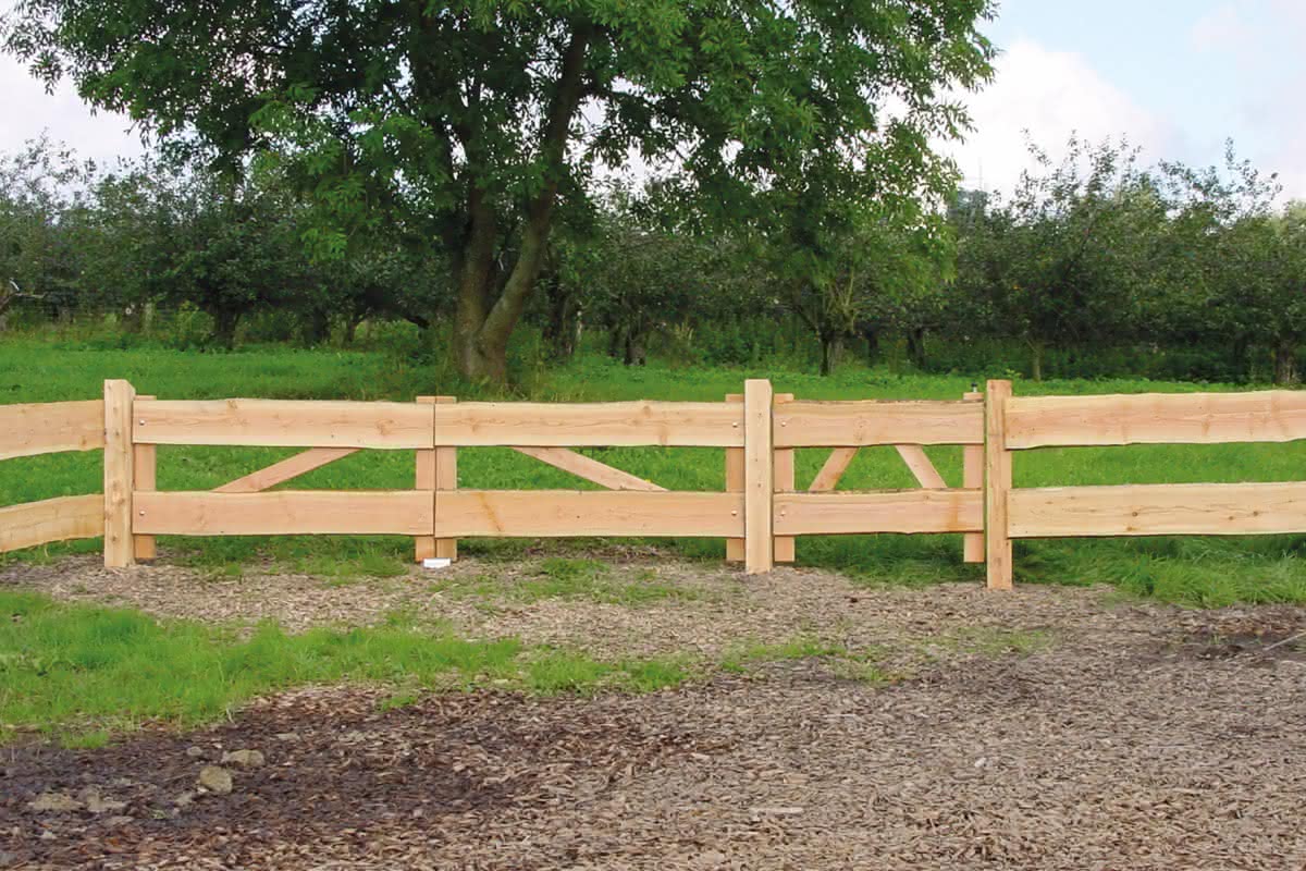 24 mm Bonanza-Zaun Bretter sägerau Lärche natur, Länge 5,00 m 5,00 m | Lärche natur