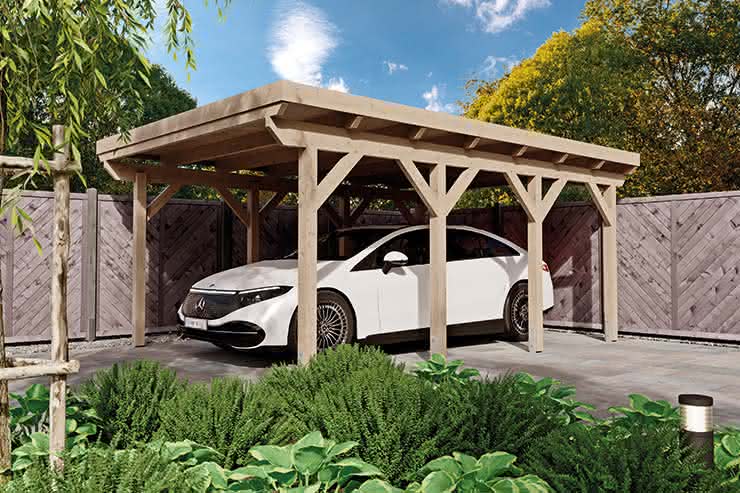 City Carport 1, Größe 400 x 560 cm City Carport 1