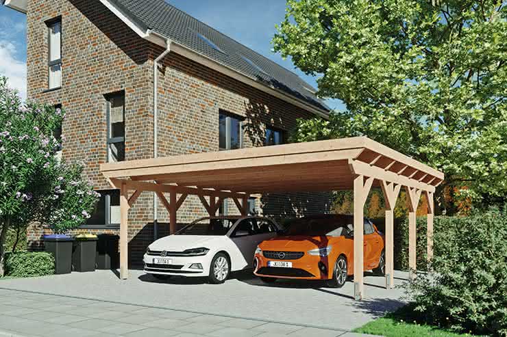 City Carport 3, Größe 600 x 560 cm City Carport 3