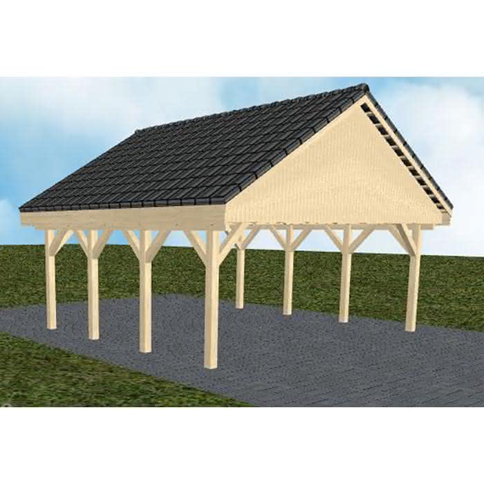 Mölln KD master 605x573 cm Kurz (573 cm) | komplett | Fichte KVH natur