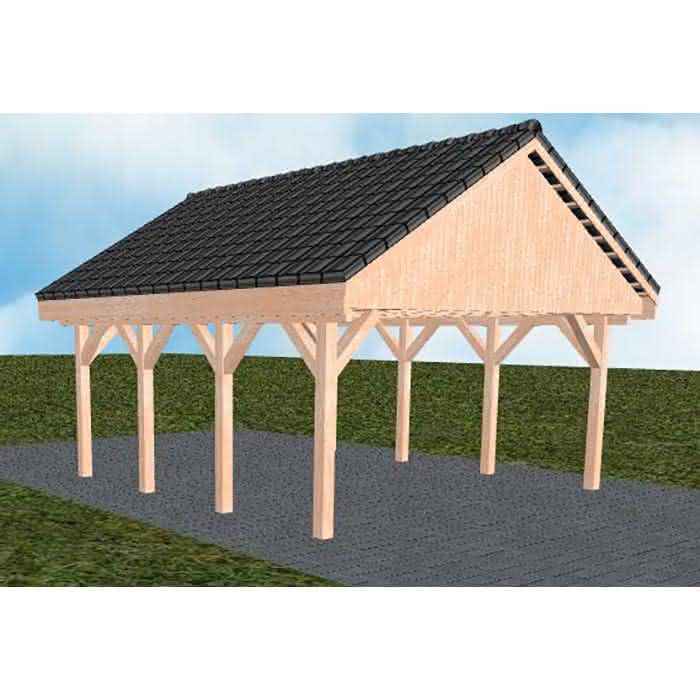 Minden KD natur 505x573 cm Kurz (573 cm) | komplett | Lärche natur