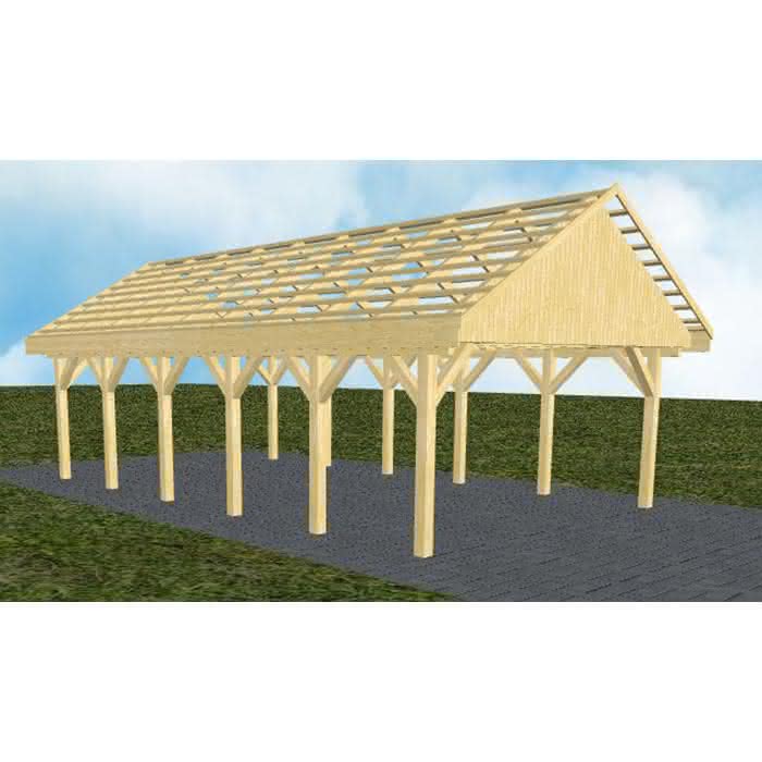 Minden LO classic 505x903 cm Lang (903 cm) | ohne Pfannen u. Entwässerung | Kiefer KDI