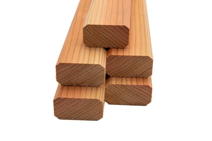 Konstruktionsholz Douglasie 35 x 70 x 2000 mm gehobelt und gefast 35 x 70 x 2000 mm