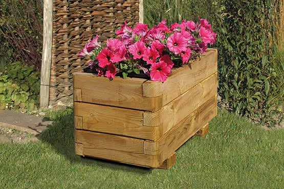 Pflanzkasten Langeland S -- (ca. 60x29x31 cm) KDI grün S -- (ca. 60 x 29 x 31 cm) | KDI grün