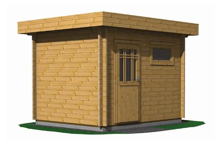 Gartenhaus Münster 28 mm Wandstärke, Größe 308 x 248 cm 28 mm | 308x248 cm