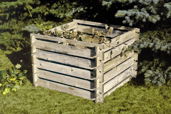 Brett-Komposter 100x100x70 cm Kiefer KDI 