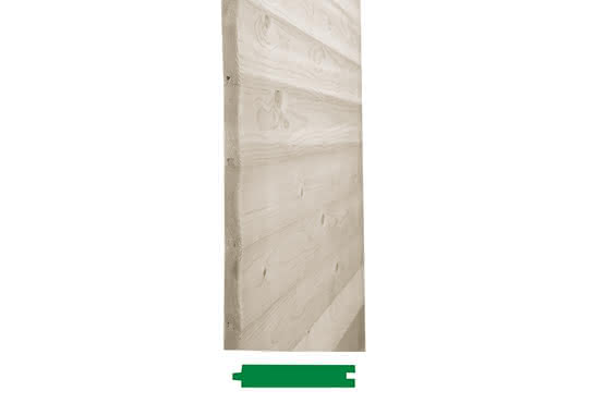 19,5x96 mm Nordischer Rauspund Fichte naturbelassen 4,20 m 4,20 m