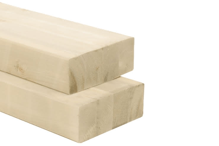 Fichte Leimholz 80 x 160 x 8000 mm naturbelassen 80 x 160 x 8000 mm | naturbelassen