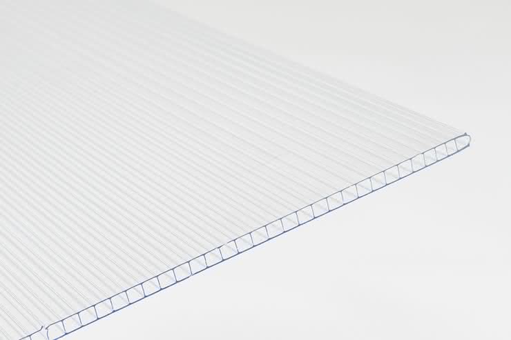 Polycarbonat Stegplatten 6 mm klar 1050x2000 mm 2000 mm