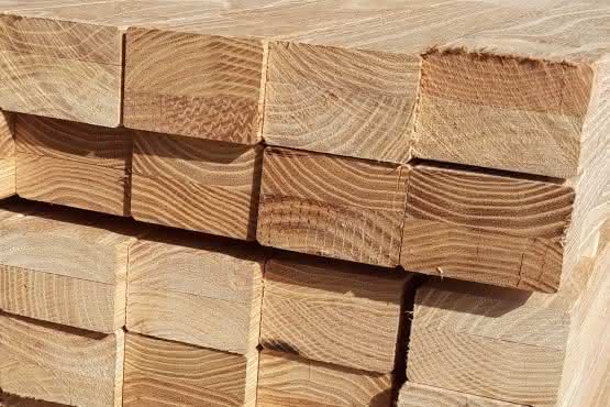 Robinie Unterkonstruktion 40x60 mm keilgezinkt UK-Qualität 