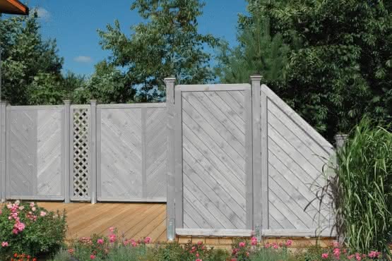 Sichtschutzelement Lugano Fichte Grau