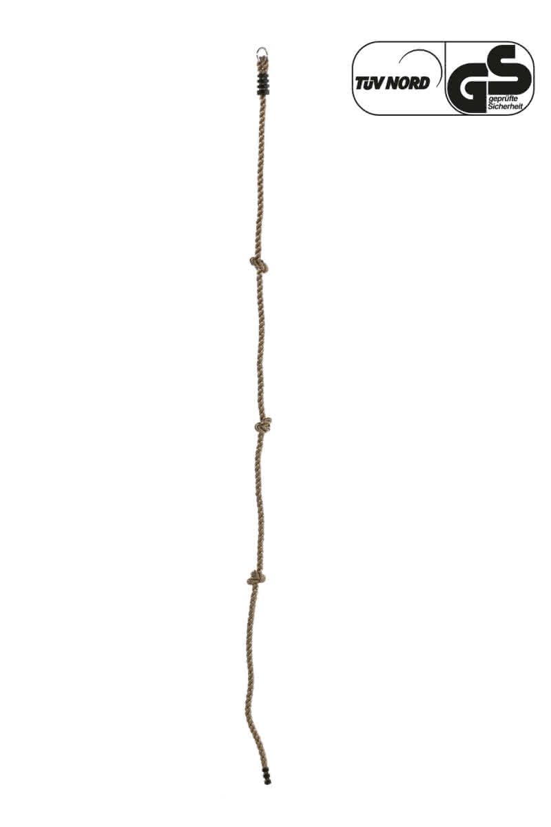 Kletterseil mit Knoten 