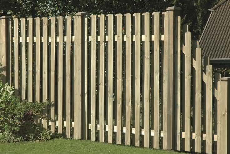 Terrassen-Trennwand-Set Modell Cadiz Nadelholz KDI 