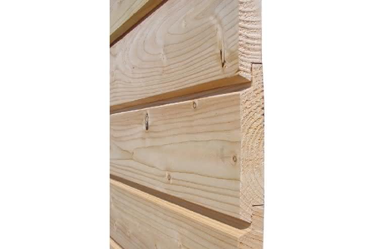 25x155 mm Europäische Lärche-Wechselfalzbrett natur 4,00 m 4,00 m
