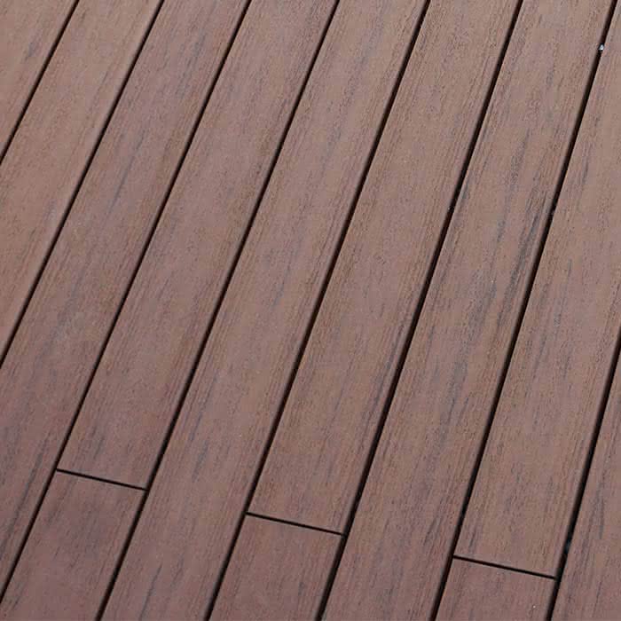 WPC-Stirnbretter 14x184x3660 mm Brown oak Brown oak