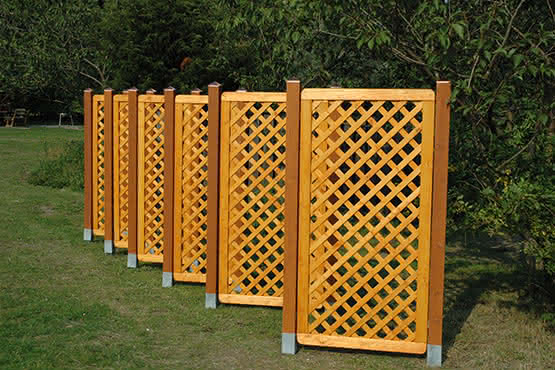 Rankzaun Lugano 41x180 cm Rankzaun Fichte Pinie 41 x 180 cm Rankzaun