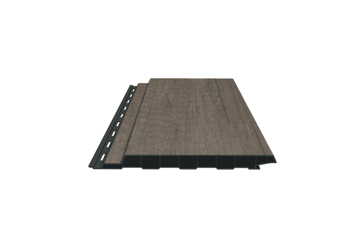 PVC-Fassaden-Standardprofil, foliert, 17x180x6000 mm monument oak Monument Oak