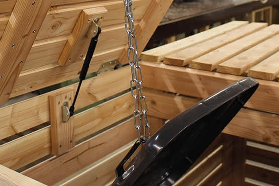 Gasdruckdämpfer für Müllbox Rhombus Duo 