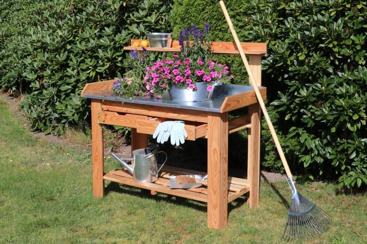 Multifunktionstisch Lärche/Douglasie 