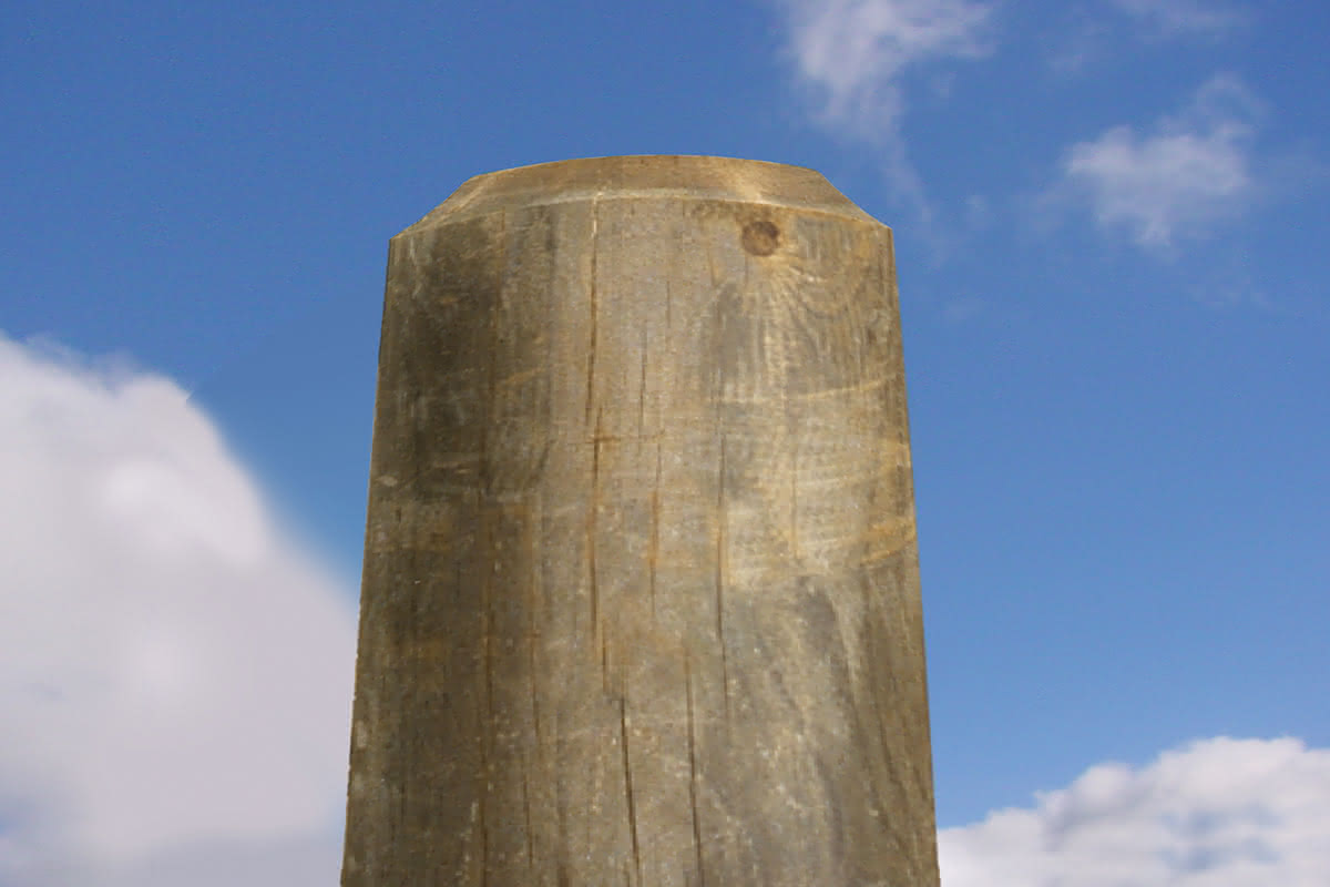 Poller Gefast Ø 30 cm 1,50 m Kopf gefast Ø 30 cm | 1,50 m