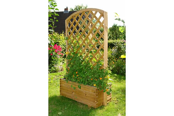 Römö Bogengitter gebogenes Rankgitter