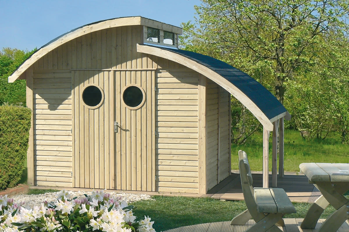 Gerätehaus Zubehör Schleppdach 