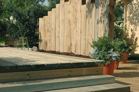 Gartenschwellen  13 x 23 cm gehobelt | 2,50 m