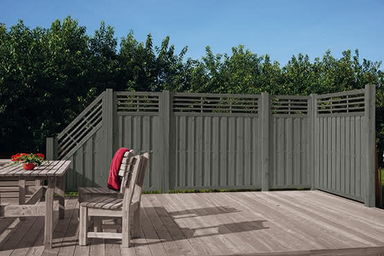 Sichtschutzelement Locarno 180x180 cm Fichte Granit ca. 180x180 cm | Fichte Granit