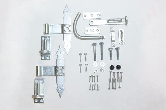 Sichtschutz-Türbeschlag gebogen