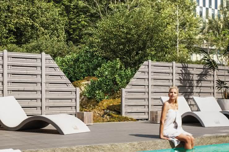 Sichtschutzzaun Kirn Grau 