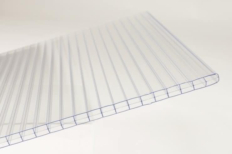 Polycarbonat Stegplatten klar 16 mm 1200x7000 mm 1200 mm | 7000 mm
