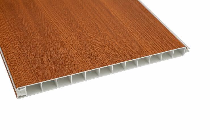 Systemzaun Kingston PVC Einzelprofil 20 x 280 x 1780 mm GoldenOak 20 x 280 mm | GoldenOak