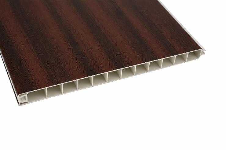 Systemzaun Kingston PVC Einzelprofil 20 x 280 x 1780 mm Mahagoni 20 x 280 mm | Mahagoni