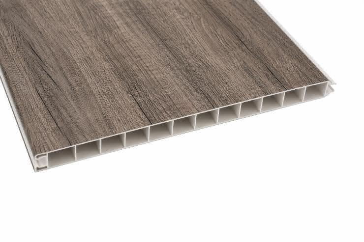 Systemzaun Kingston PVC Einzelprofil 20 x 280 x 1780 mm MonumentOak 20 x 280 mm | MonumentOak