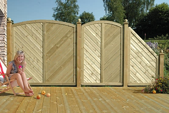 Terrassen-Sets günstig aus 27x145 mm Kiefer kesseldruckimprägniert genutetes Profil 