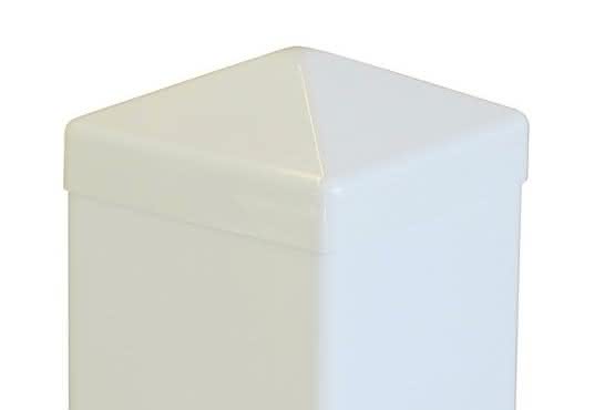 Joda® Pfostenkappe Pyramide für Vierkantpfosten Farbe Weiß Pyramide | Weiss
