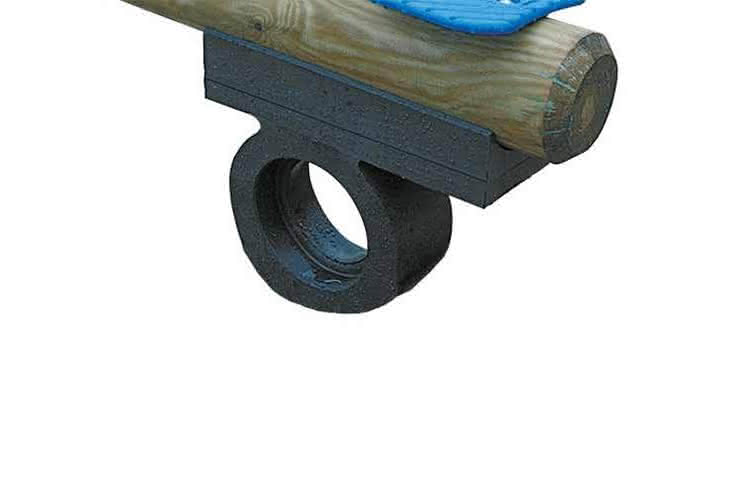 Wippen Dämpfer passend für Rundholz