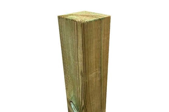 Kreuzholz-Pfosten 90x90 mm 0,9 m KDI 90 x 90 mm | 0,90 m | KDI