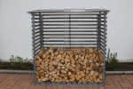 Kaminholzspeicher Odenwald, Nadelholz, Granit 
