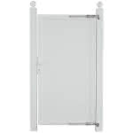 Joda® Easy weiß Sichtschutzzaun Kunststoff Tor ohne Beschlag 90x180 cm gerade, DIN rechts 90x180 cm Tür re