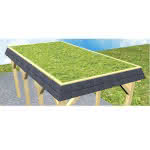 Gründachbausatz für Carports Gettorf | K (kurz)