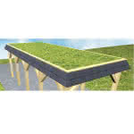 Gründachbausatz für Carports Gettorf | M (mittel)