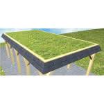 Gründachbausatz für Carports Glinde | M (mittel)