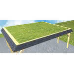 Gründachbausatz für Carports Grömitz | K (kurz)