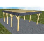 Glücksburg KG classic 505x556 cm Kurz (556 cm) | vorbereitet für Gründach | Kiefer KDI