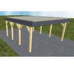 Glücksburg KT classic 505x556 cm Kurz (556 cm) | Trapez-Profil, tropfhemmend | Kiefer KDI