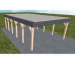 Glücksburg LT natur 505x879 cm Lang (879 cm) | Trapez-Profil, tropfhemmend | Lärche natur