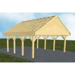 Mölln KO classic 605x573 cm Kurz (573 cm) | ohne Pfannen u. Entwässerung | Kiefer KDI