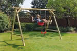 Doppelschaukel Frida Bausatz, TÜV-geprüft 